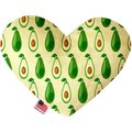 Mirage Pet Products Avocado Paradise Canvas Heart Dog Toy 6 in. 1251-CTYHT6